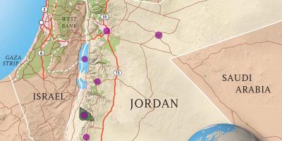 Βασιλείου της Ιορδανίας χάρτης